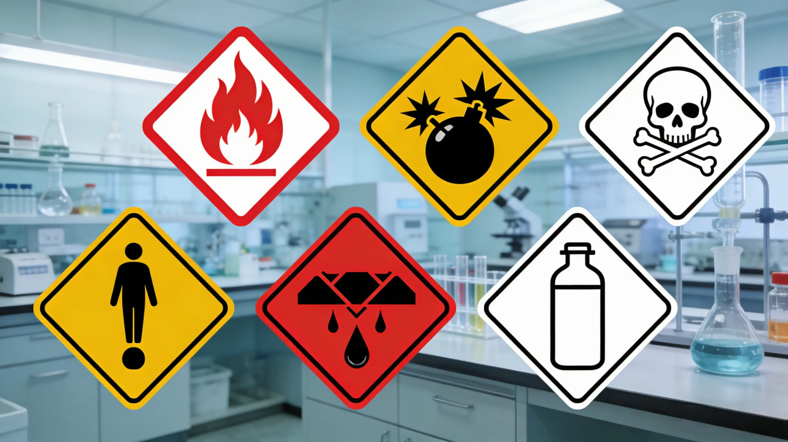 Beyond the Label: Dekódování laboratorních bezpečnostních symbolů pro bezpečn...