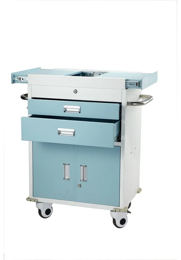 Plastový pohyblivý vozík nemocnice