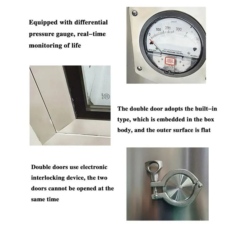 Stainless Steel Laminar Flow DOP Pass Box